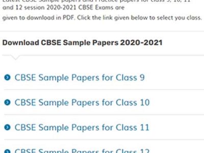 CBSE Sample papers